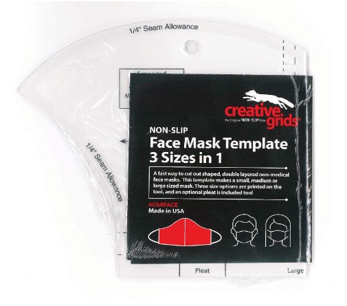Creative Grids Face Mask Template