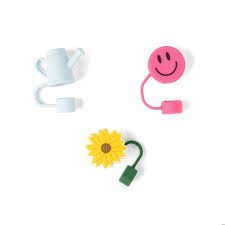 Crush Straw Toppers 3pk