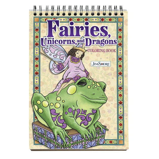 Fairies, Gnomes & Dragons Coloring Book