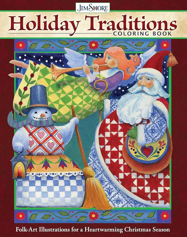 Holiday Traditions Coloring Book