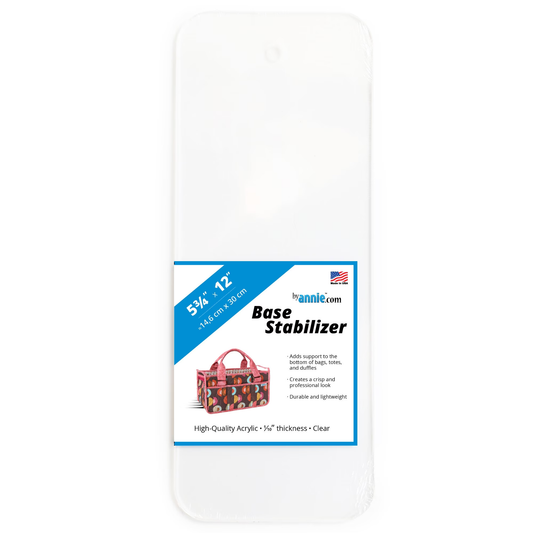 Clear Acrylic Base Stabilizer - 5.75" x 12"