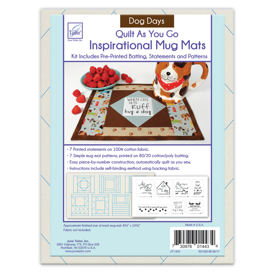 Dog Days Inspirational Mug Mats Kit