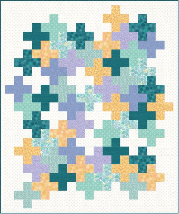 New Spring Math Quilt (Multiple Colors), Kits