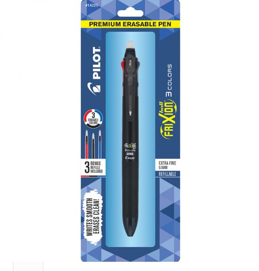 Pilot Premium Erasable Pen with 3 bonus refills included Extra Fine