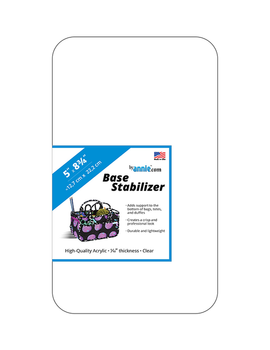 Clear Acrylic Base Stabilizer (5" x 8.75")