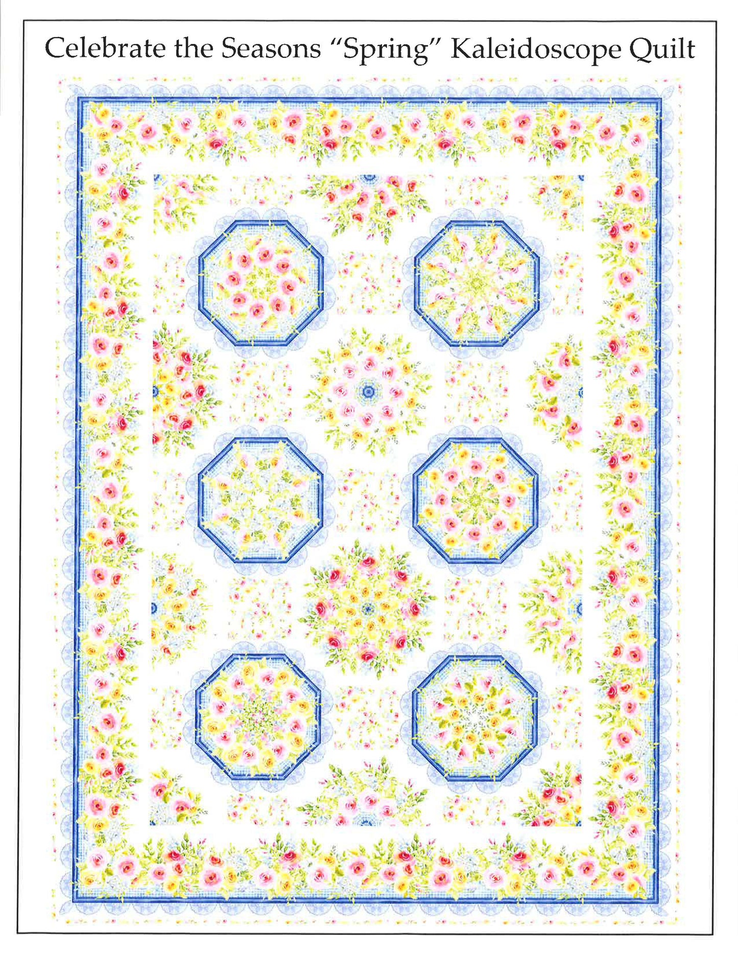 Celebrate the Seasons: Spring Kaleidoscope Quilt Kit