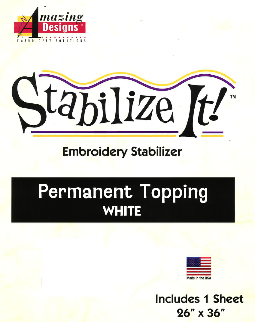 Stabilize It Permanent Topping White, Tacony
