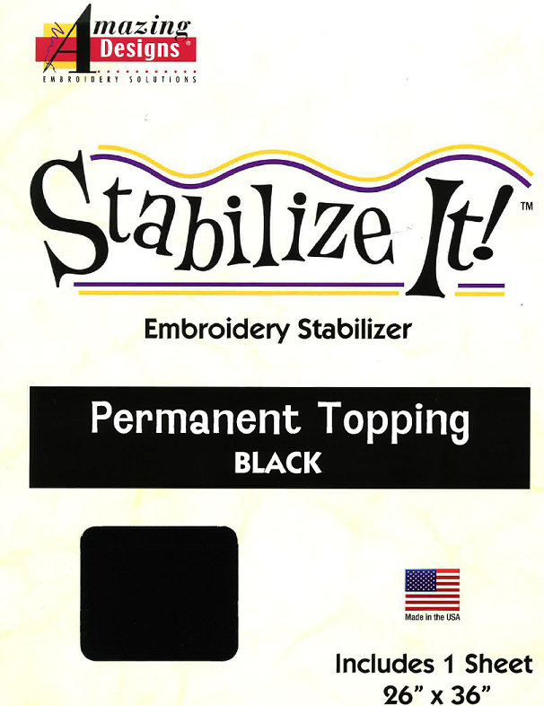 Stabilize It Permanent Topping Black, Tacony