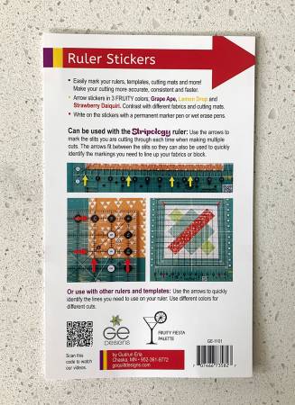 Ruler Stickers, Multiple Colors