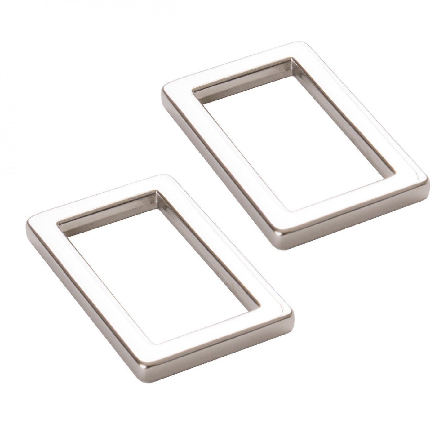 1" Flat Rectangle Rings, Multiple Colors