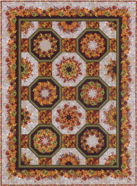 Autumn Kaleidoscope Quilt, Kit