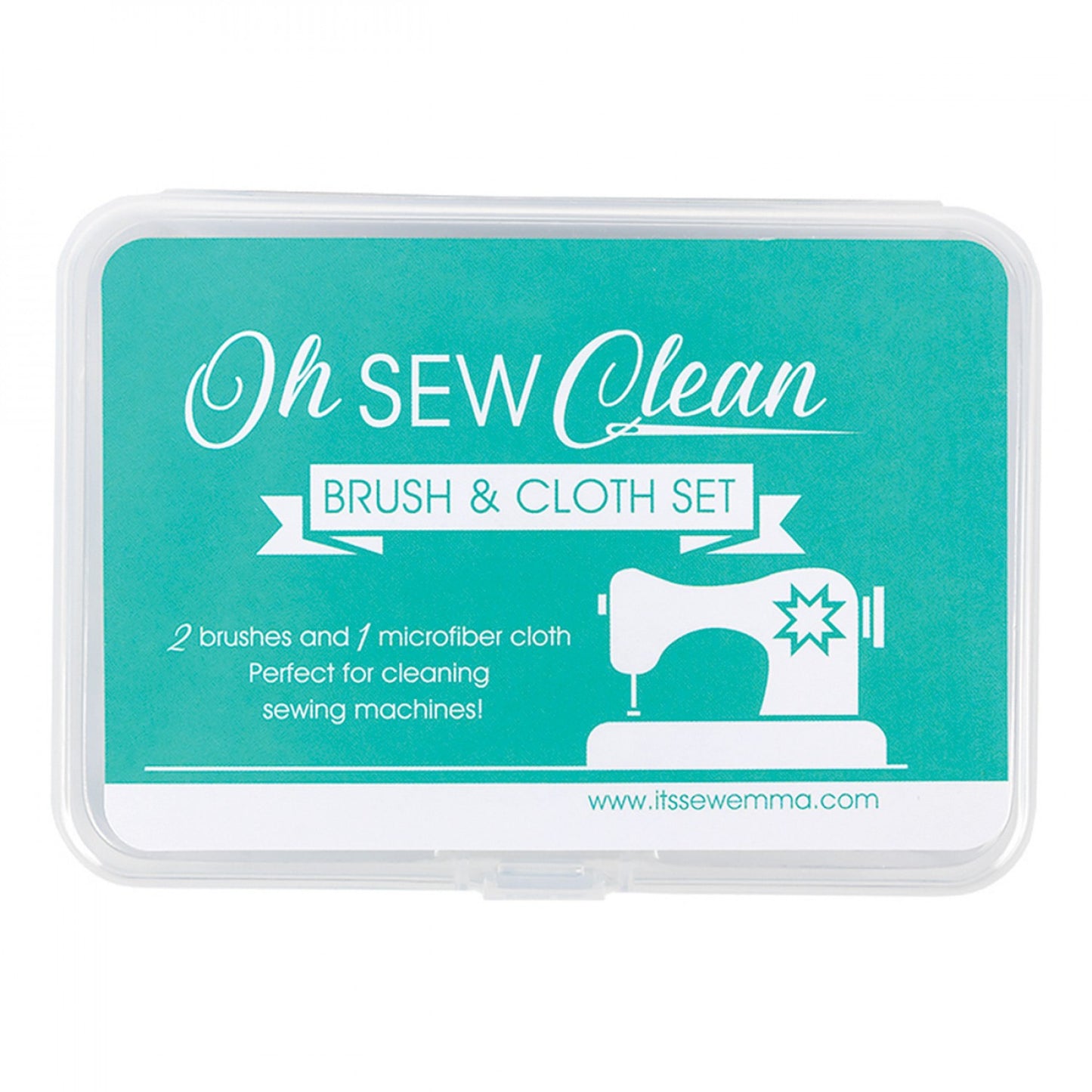 Oh Sew Clean Brush & Cloth Set, Multiple Colors