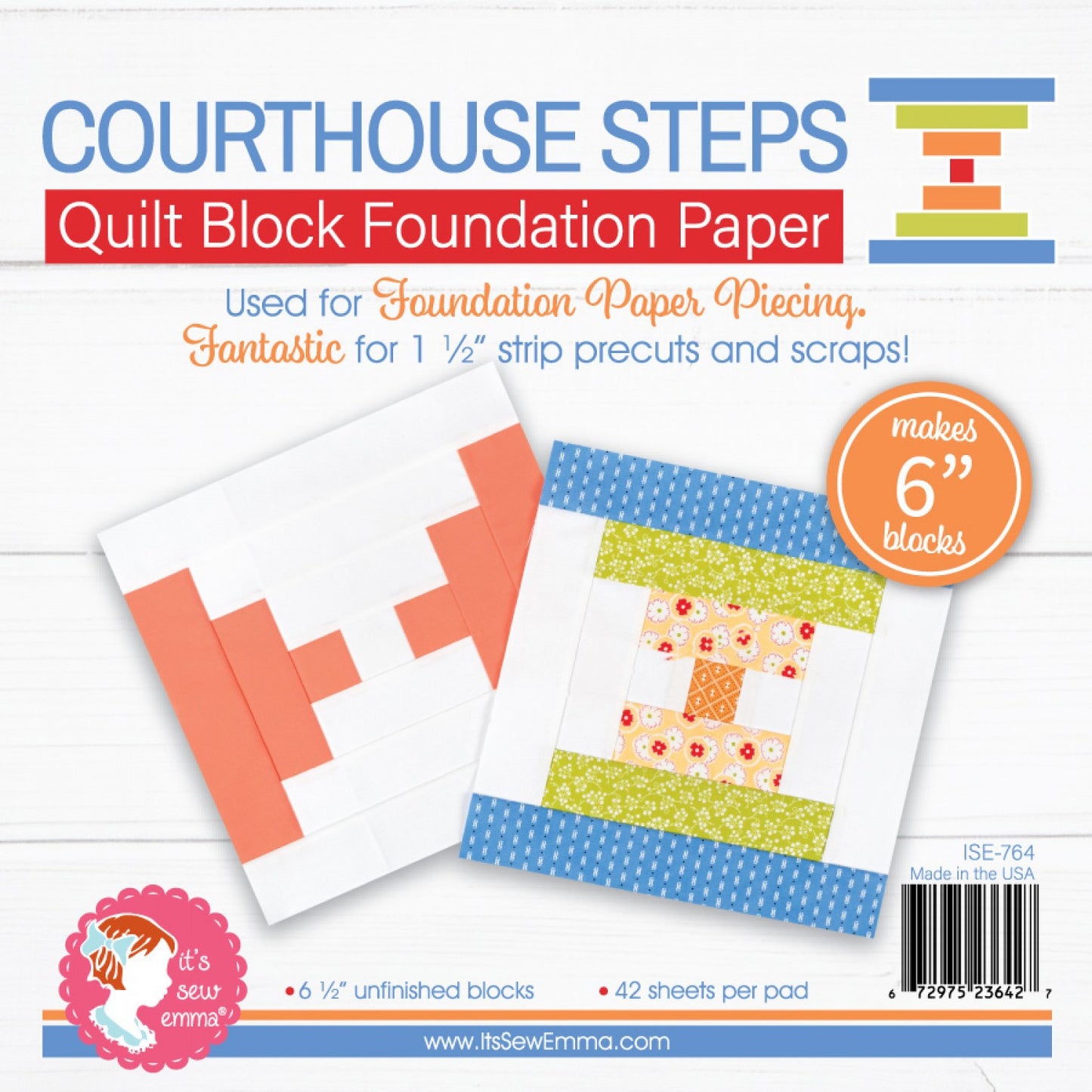 Quilt Block Foundation Paper, Multiple Blocks