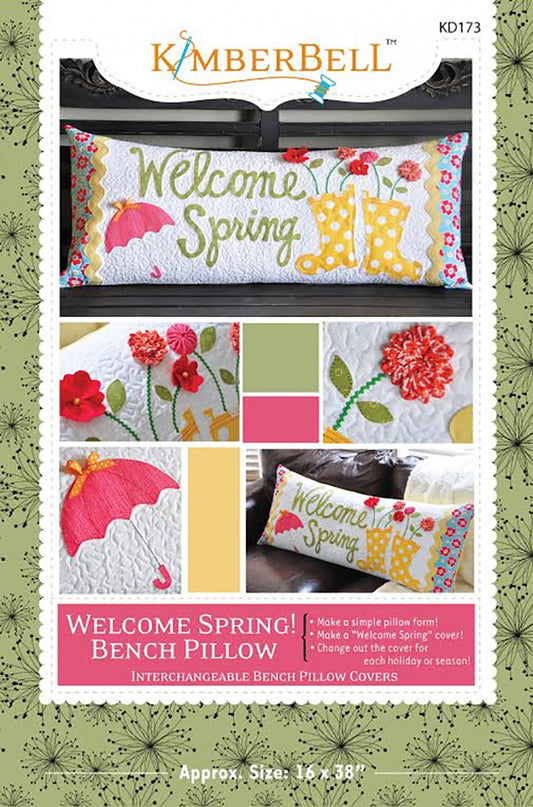 Kimberbell Welcome Spring!, Bench Pillow Pattern