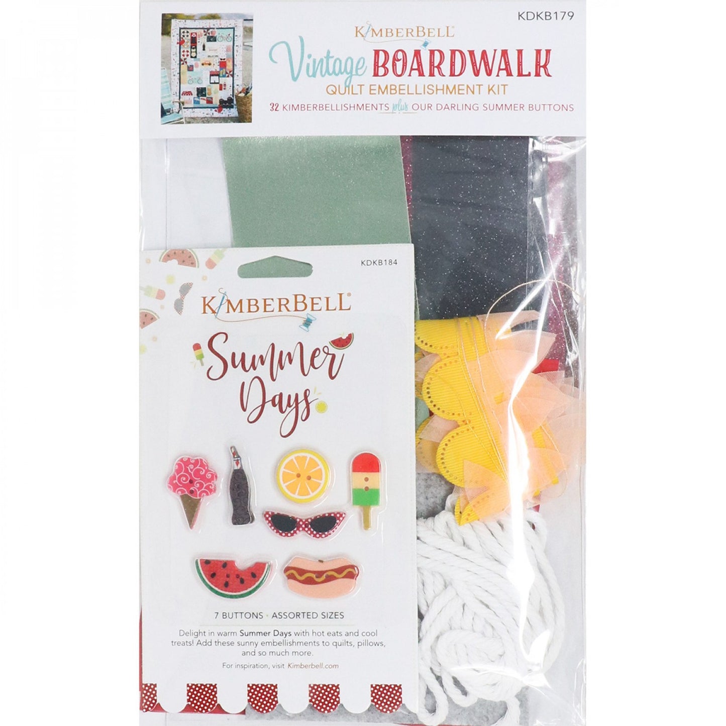 Kimberbell Vintage Boardwalk, Quilt Embellishment Kit