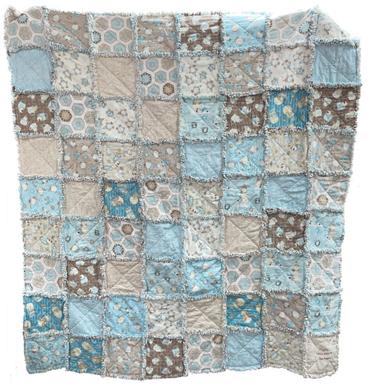 I Love S'Gnomies Flannel Raggy Layers Quilt, Kit