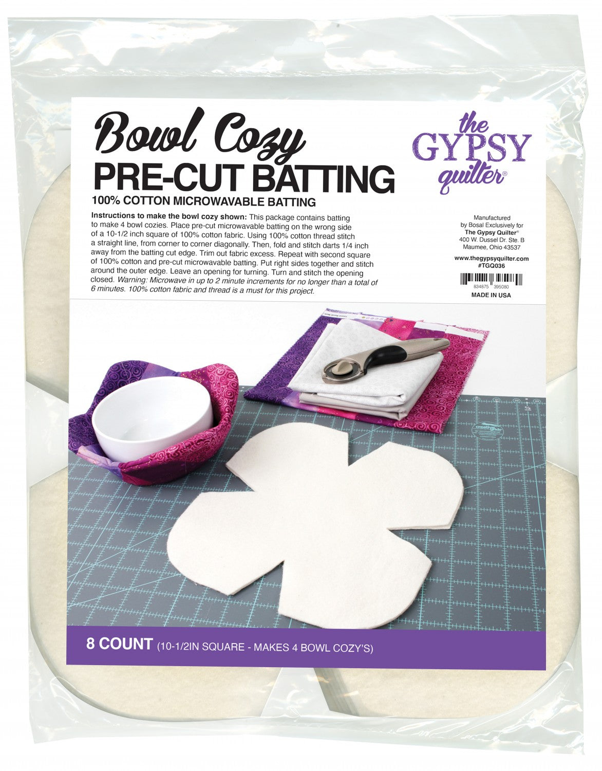 Bowl Cozy Pre Cut Batting