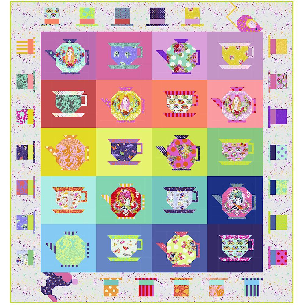 Mad Hatter's Tea Party, Quilt Kit