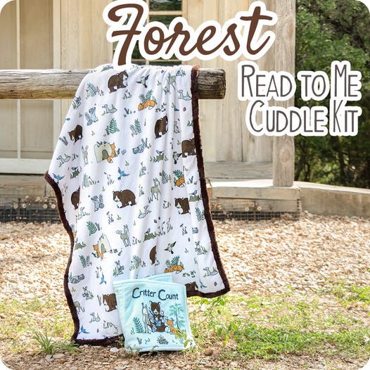 Forest Read to Me Cuddle® Blanket & Book Kit