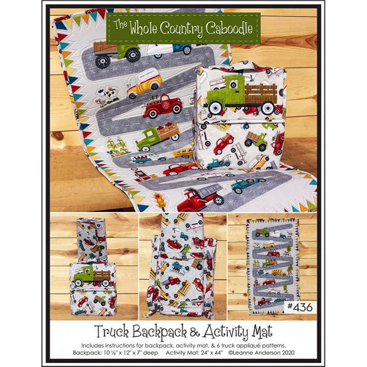 Truck Backpack & Activity Mat Pattern