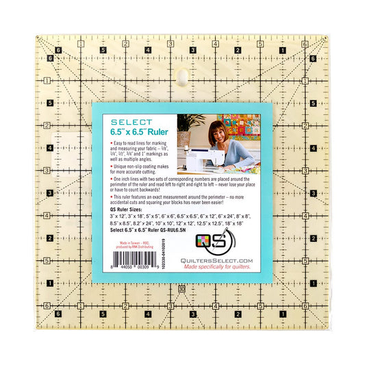 Quilters Select 6.5" Square Ruler
